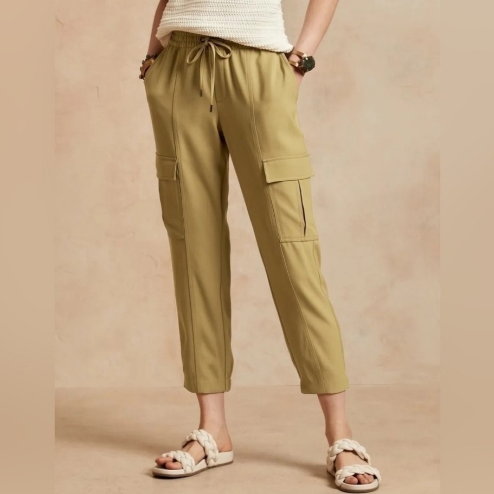 Br Sport Banana Republic Nwt Cargo Jogger Pant Size Large.